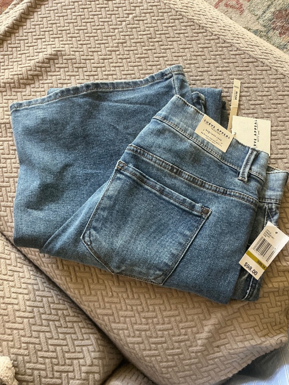 Curve Appeal stretch jeans 14/32 NWT